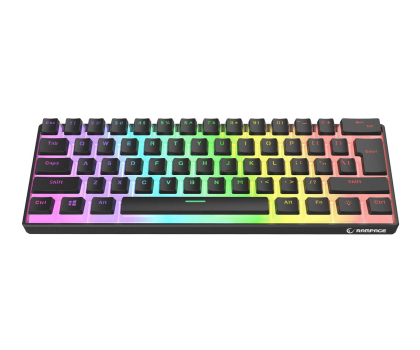 Klawiatura RAMPAGE Radiant K11 RGB Black RADIANT K11 BLACK